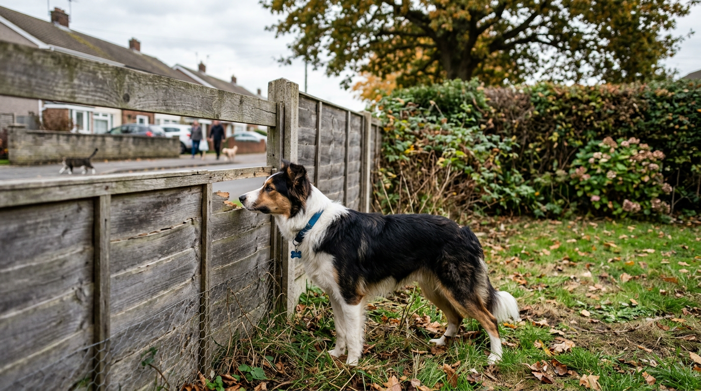 chien-fugue-ennui Chien qui fugue par ennui : Solutions et Conseils Experts : pourquoi l'ennui pousse-t-il votre chien à franchir la clôture ?